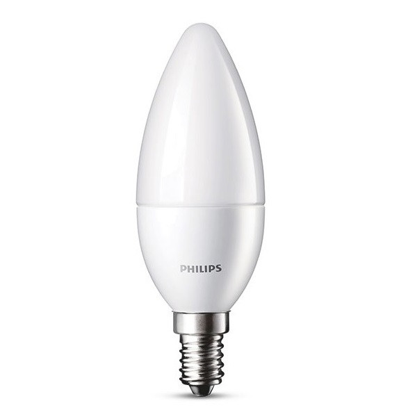LED lamp E14 Kaars Philips (5.5W, 470lm, 2700K) Philips